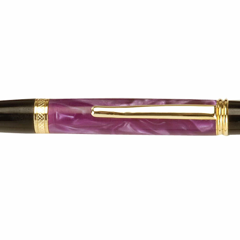 Acrylic Pen Blank - 3/4" x 3/4" x 5" - Color:Egg Plant
